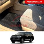 Toyota Land Cruiser FJ200 Flat Style 7D Floor Mats Black 2016-21