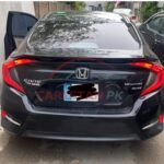 Unpainted ABS Plastic Honda Civic Turbo RS Style Spoiler With LED Light Design B 2 Unpainted ABS Plastic Honda Civic Turbo RS Style Spoiler With LED Light Design B 2