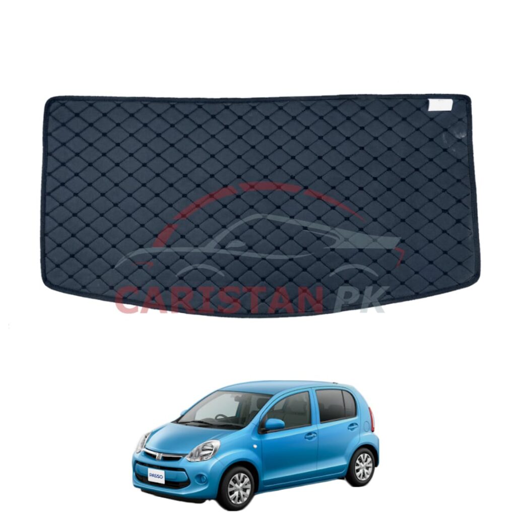 Toyota Passo 7D Trunk Protection Mat Black 2011-16 Model