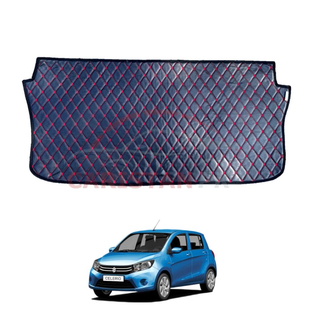 Suzuki Cultus 7D Trunk Protection Mat Black With Red Stitch 2017-24