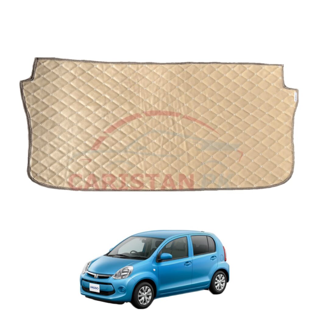 Toyota Passo 7D Trunk Protection Mat Beige 2011-16