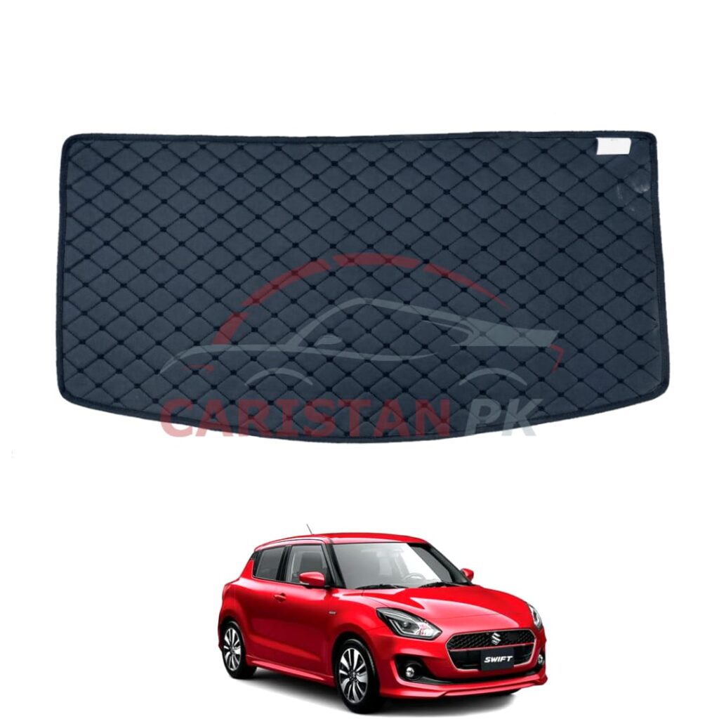 Suzuki Swift 7D Trunk Protection Mat Black New Shape