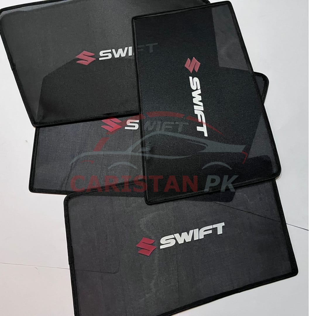 Suzuki Swift Sunshades With Logo 2022 Model & Onwards