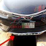Toyota Corolla Front LED Grill Cover Chrome 2017-21 Toyota Corolla Front LED Grill Cover Chrome 2017-21