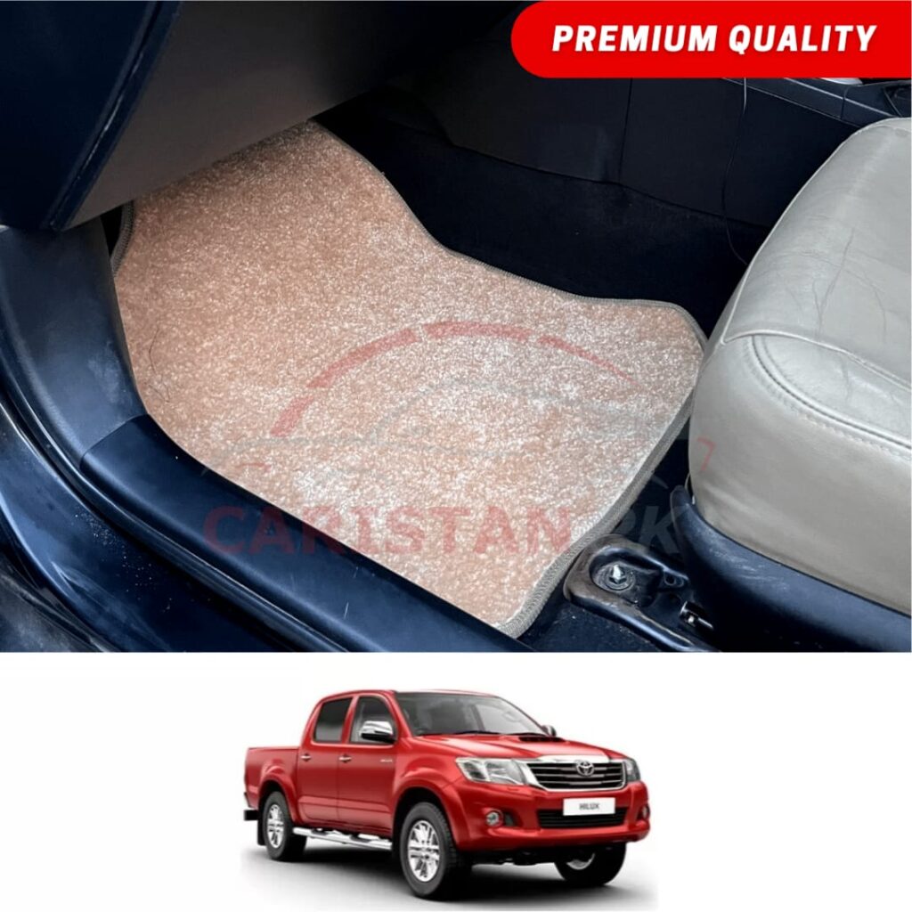 Toyota Hilux Vigo Premium Carpet Floor Mats Beige