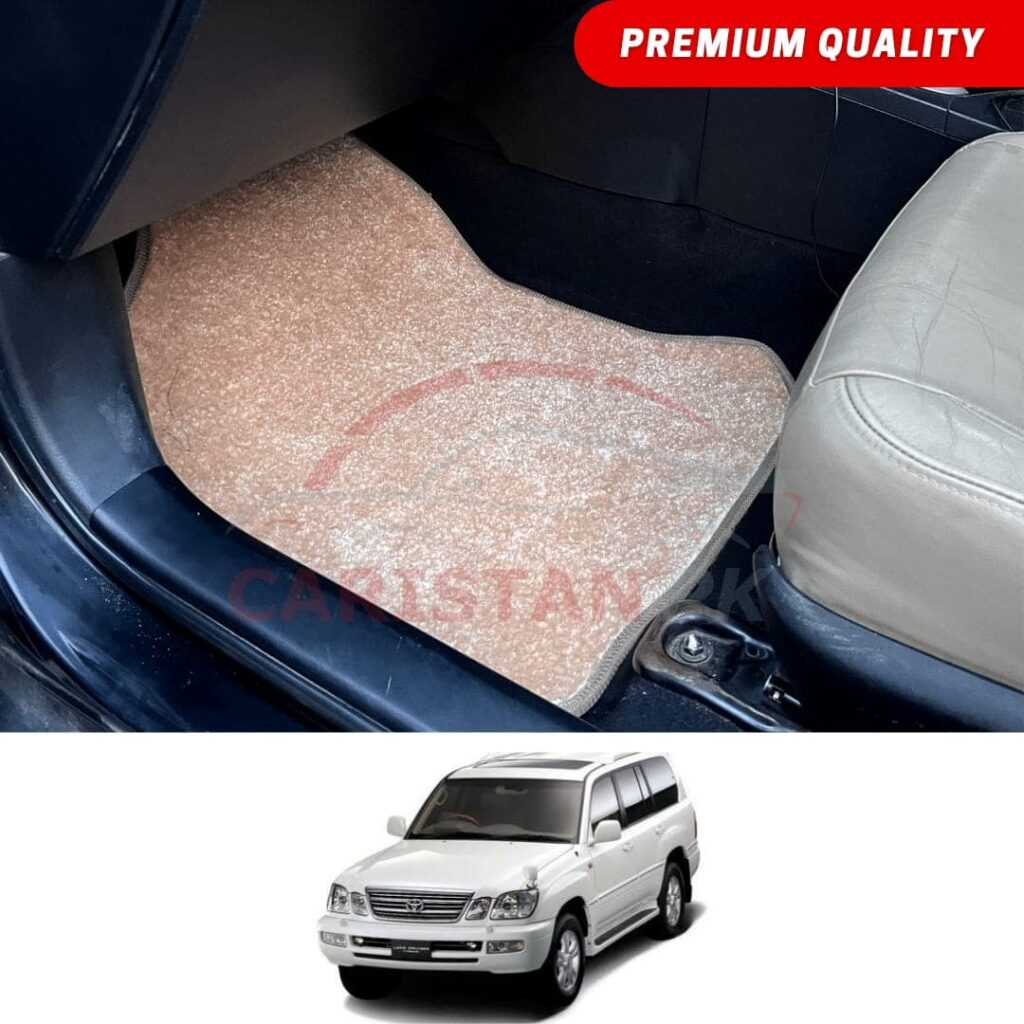 Toyota Land Cruiser Premium Carpet Floor Mats Beige 2003-07