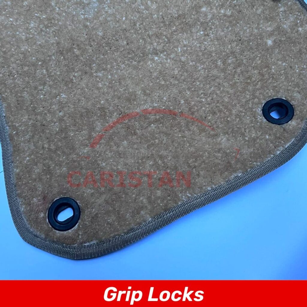 Premium Carpet Floor Mats Beige 1
