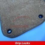 Premium Carpet Floor Mats Beige 1
