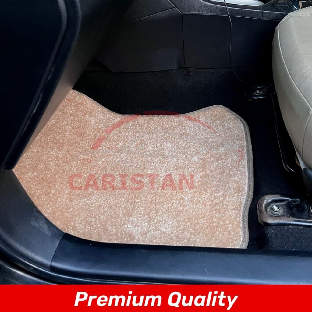 Premium Carpet Floor Mats Beige 2