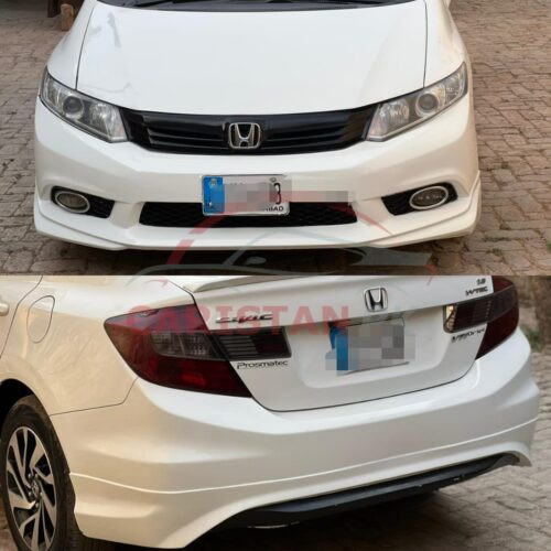 Unpainted Honda Civic Rebirth High-Grade Fiber Glass Modulo Body Kit 2Pc
