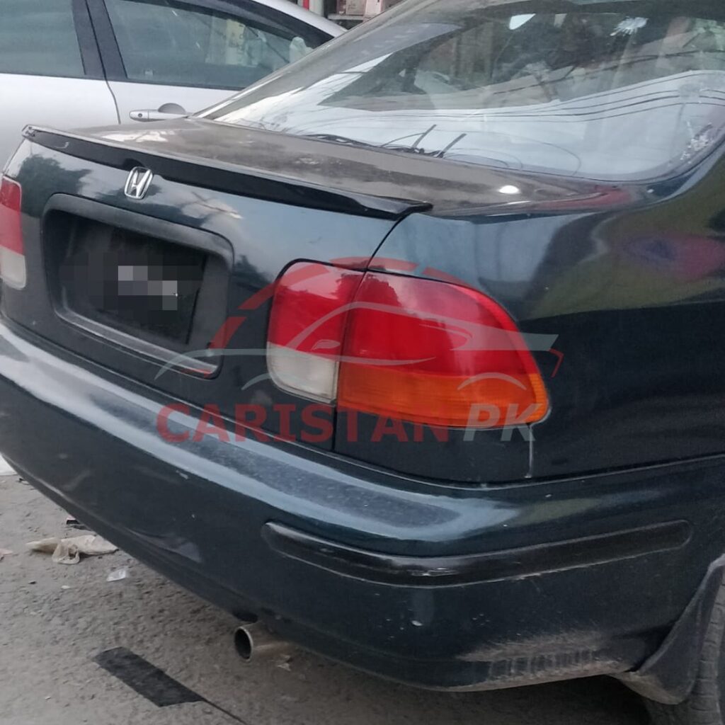Unpainted Honda Civic EK Trunk Lip Spoiler 1