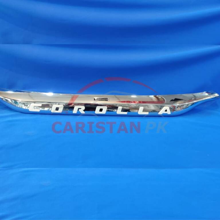 Toyota Corolla Front LED Grill Cover Chrome 2017-21 1