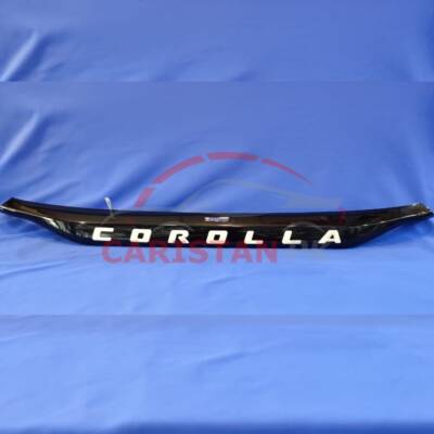 Toyota Corolla Front LED Grill Cover Gloss Black 2017-21