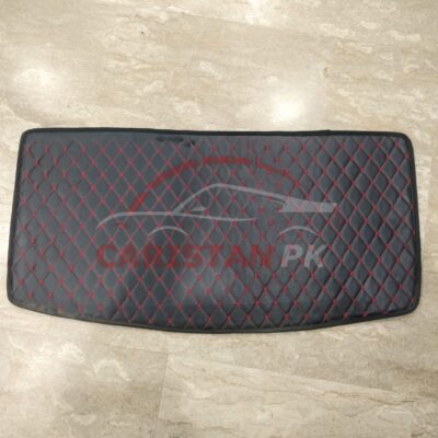 Suzuki Alto 7D Trunk Protection Mat Black With Red Stitch 2000-08