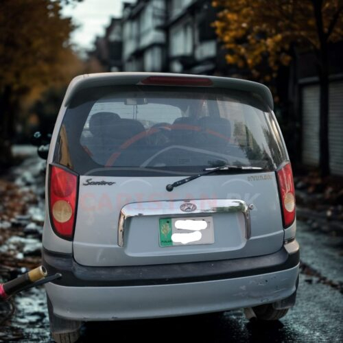 Unpainted Hyundai Santro Roof Spoiler With LED Light 2