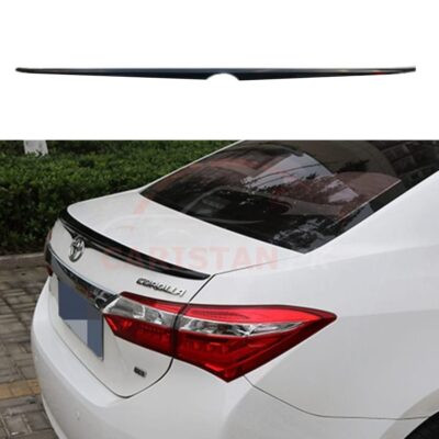 Unpainted Toyota Corolla ABS Plastic Spoiler Slim Design 2014-26