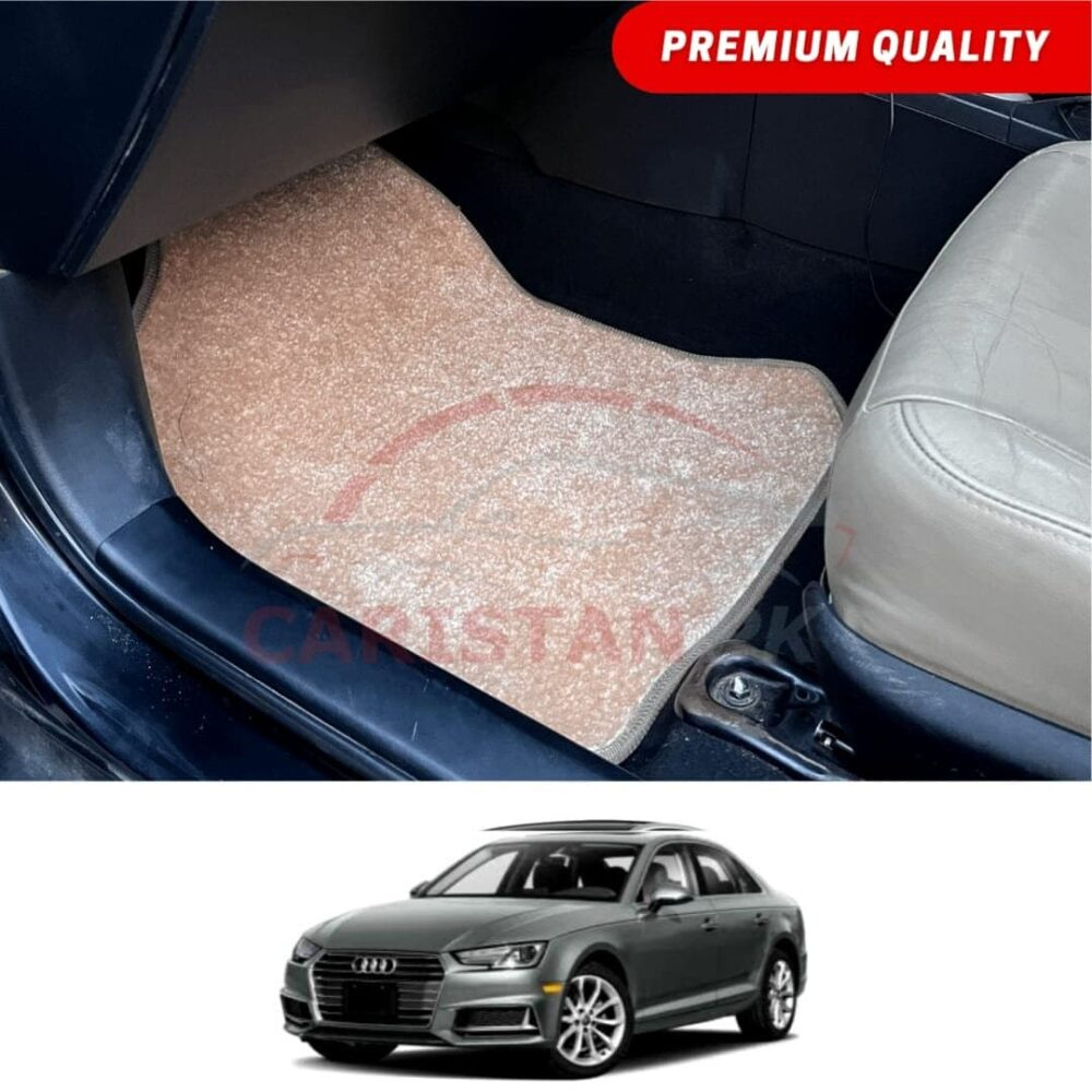 Audi A4 Premium Carpet Floor Mats Beige 2014-19 Audi A4 Premium Carpet Floor Mats Beige 2014-19