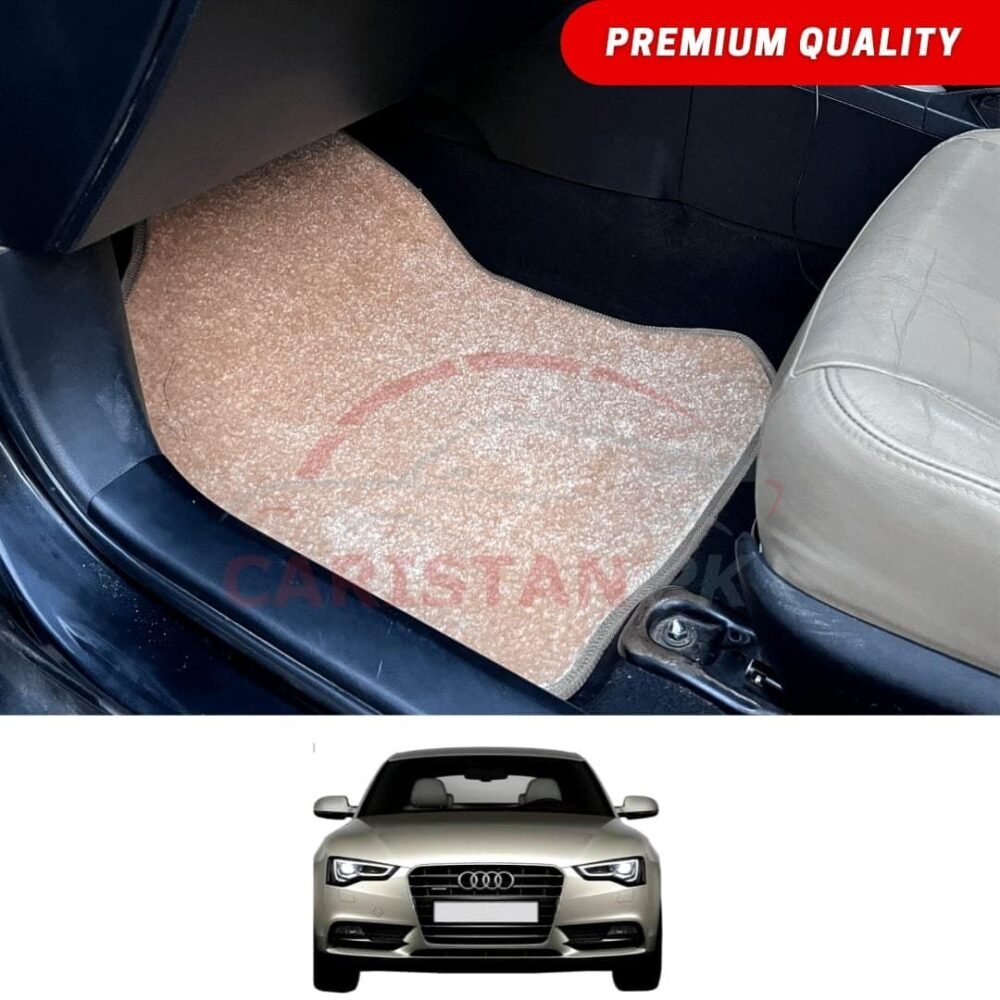 Audi A5 Premium Carpet Floor Mats Beige 2014-19 Audi A5 Premium Carpet Floor Mats Beige 2014-19