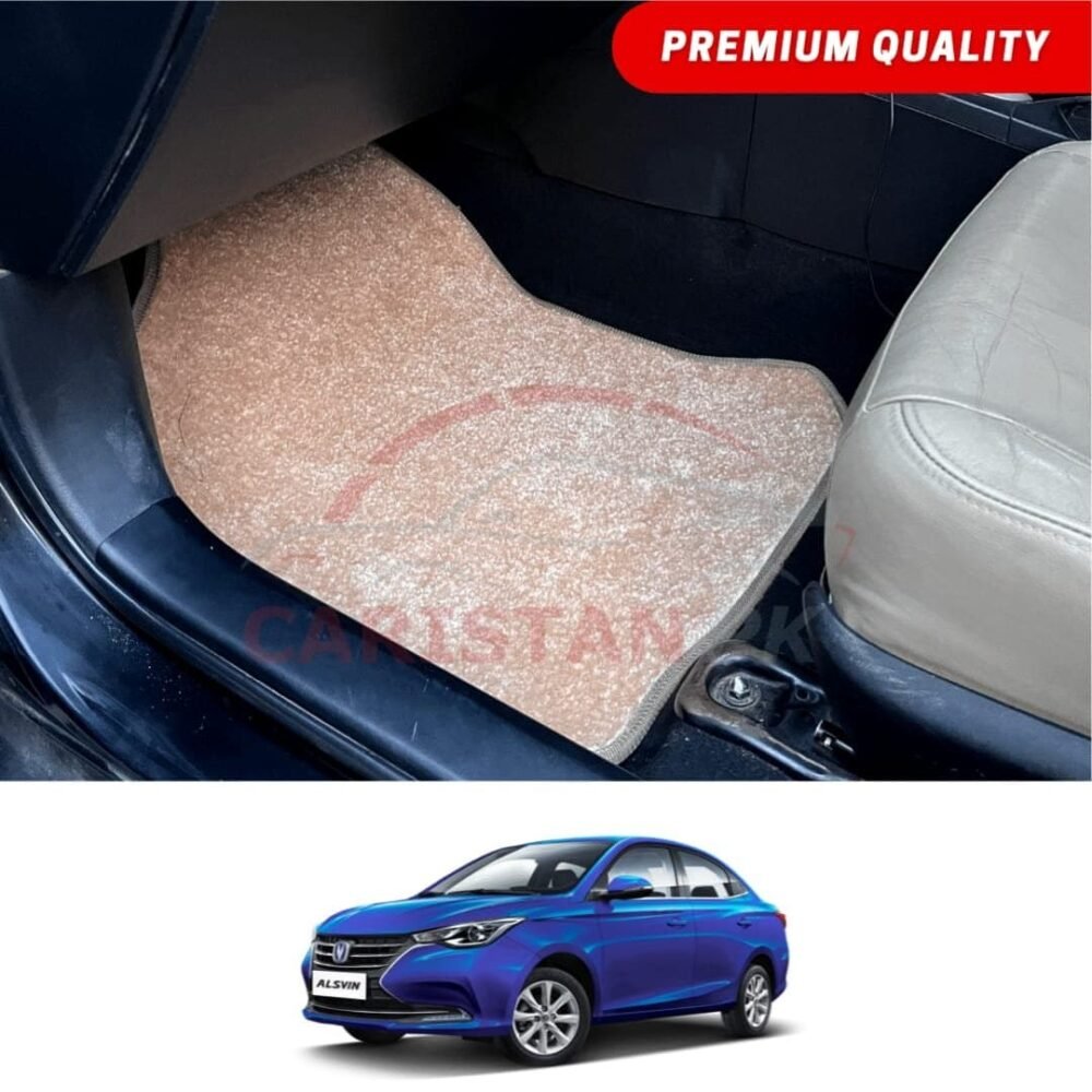 Changan Alsvin Premium Carpet Floor Mats Beige Changan Alsvin Premium Carpet Floor Mats Beige