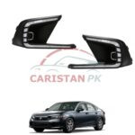 Honda Civic LED Fog Lamp DRL Cover 2022 Model & Onwards Honda Civic LED Fog Lamp DRL Cover 2022 Model & Onwards