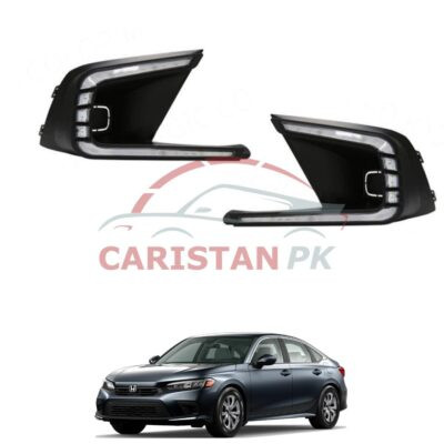 Honda Civic LED Fog Lamp DRL Cover 2022 Model & Onwards
