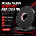 Premium Thailand Super Sticky Ultra Strong Grip Double Sided Tape Roll Large