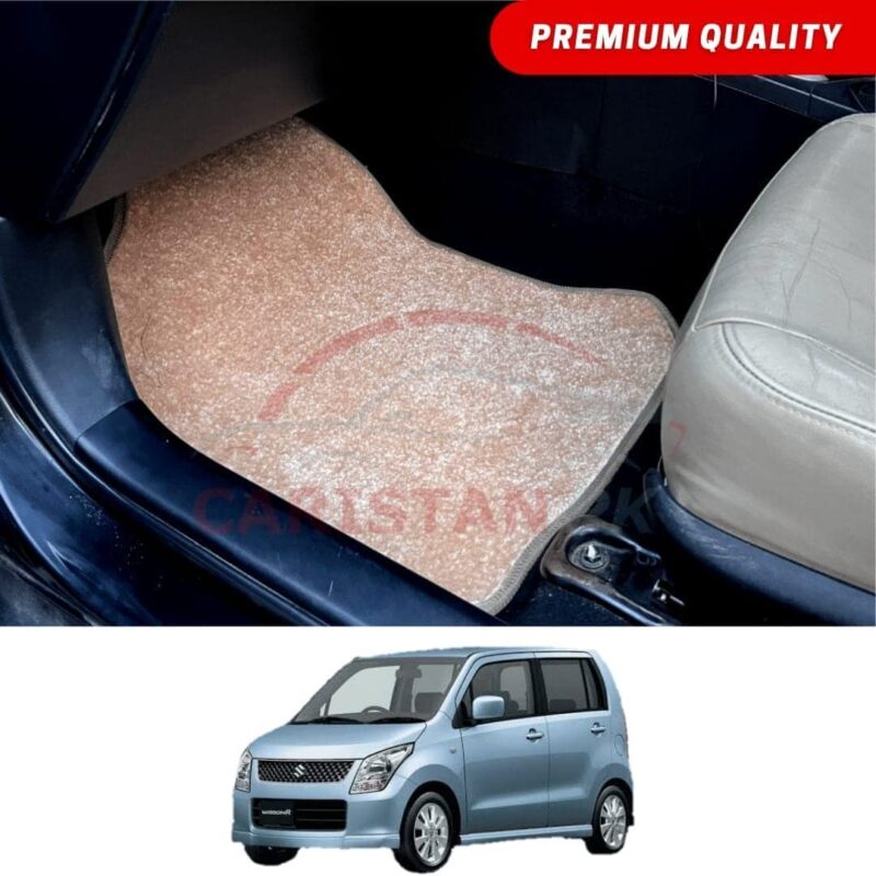 Suzuki Wagon R Japanese Premium Carpet Floor Mats Beige 2008-12 Suzuki Wagon R Japanese Premium Carpet Floor Mats Beige 2008-12