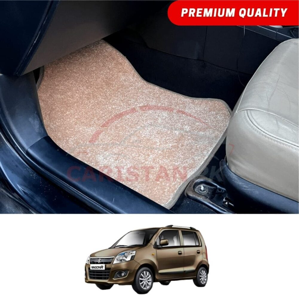Suzuki Wagon R Pakistan Variant Premium Carpet Floor Mats Beige
