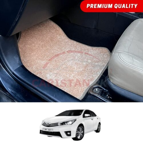 Toyota Corolla Premium Carpet Floor Mats Beige 2014-16