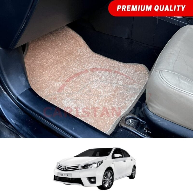 Toyota Corolla Premium Carpet Floor Mats Beige 2014-16 Toyota Corolla Premium Carpet Floor Mats Beige 2014-16
