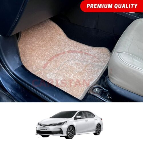 Toyota Corolla Premium Carpet Floor Mats Beige 2017-26