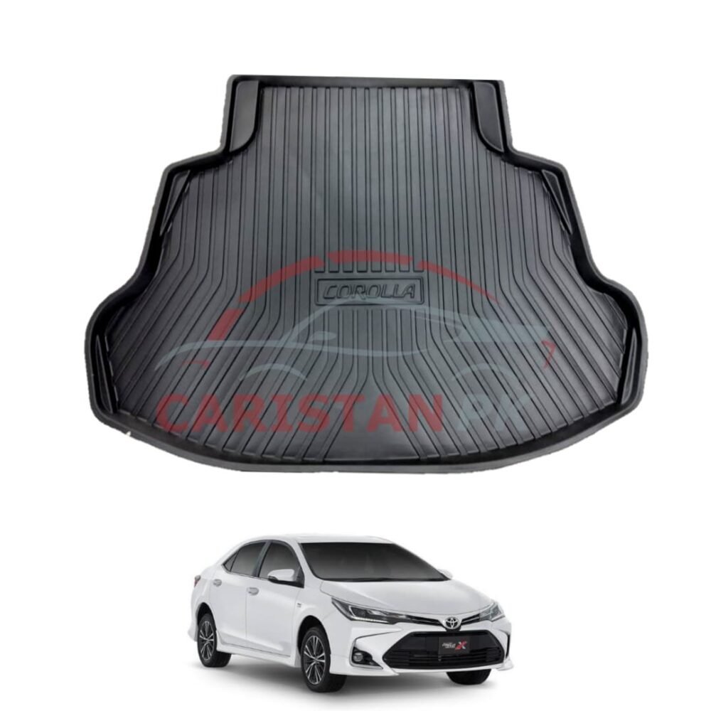 Toyota Corolla PVC Trunk Mat Black 2017-26