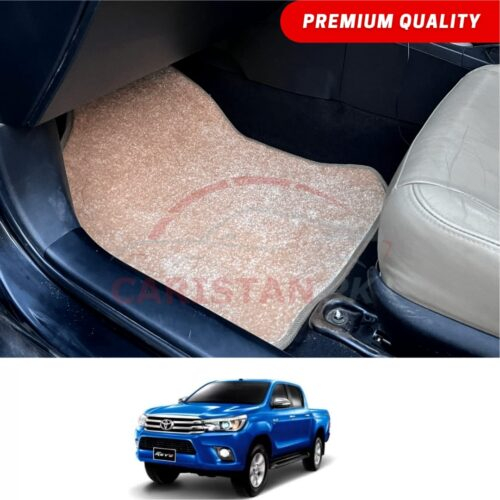Toyota Hilux Revo Premium Carpet Floor Mats Beige