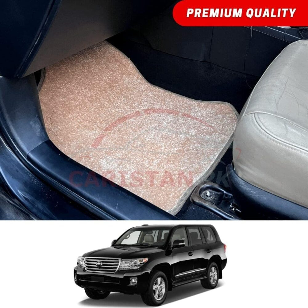 Toyota Land Cruiser Premium Carpet Floor Mats Beige 2009-15