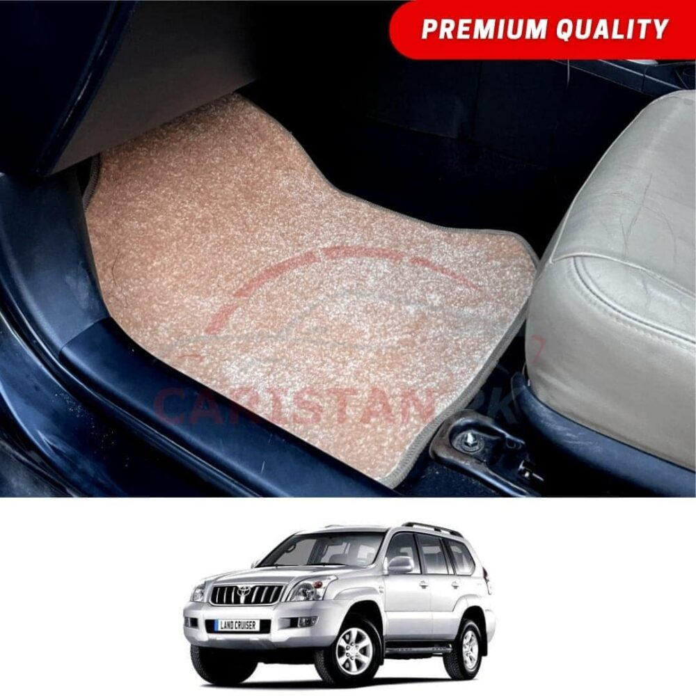 Toyota Prado Premium Carpet Floor Mats Beige 2003-09