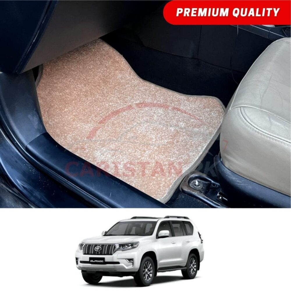 Toyota Prado Premium Carpet Floor Mats Beige 2010-21