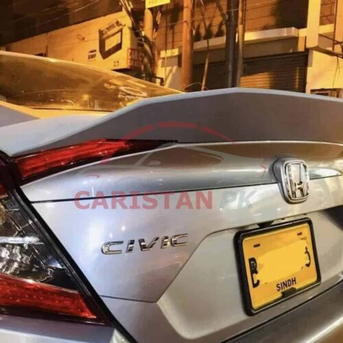 Unpainted Honda Civic Duck Tail Spoiler 2016-21 3