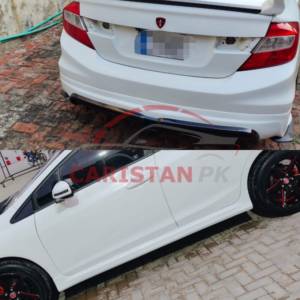 Unpainted Honda Civic Rebirth ABS Plastic Sports Body Kit Unpainted Honda Civic Rebirth ABS Plastic Sports Body Kit