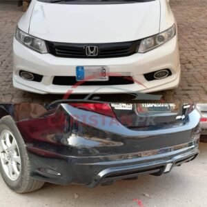 Unpainted Honda Civic Rebirth ABS Plastic Sports Body Kit
