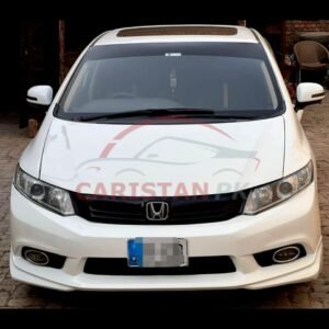 Unpainted Honda Civic Rebirth ABS Plastic Sports Body Kit Front