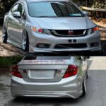 Unpainted Honda Civic Rebirth High-Grade Fiber Glass Modulo Body Kit 2Pc