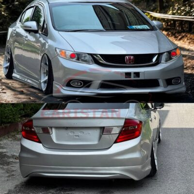 Unpainted Honda Civic Rebirth High-Grade Fiber Glass Modulo Body Kit 2Pc