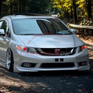 Unpainted Honda Civic Rebirth High-Grade Fiber Glass Modulo Body Kit 2Pc Front