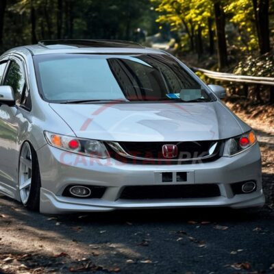 Unpainted Honda Civic Rebirth High-Grade Fiber Glass Modulo Body Kit 2Pc Front