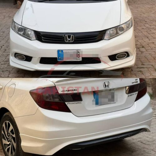 Unpainted Honda Civic Rebirth High-Grade Fiber Glass Modulo Body Kit 4Pc