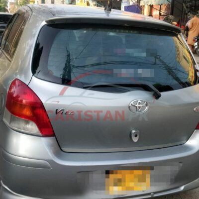 Unpainted Toyota Vitz ABS Plastic Roof Spoiler 2006-11 1