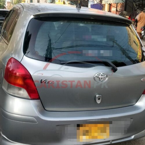 Unpainted Toyota Vitz ABS Plastic Roof Spoiler 2006-11 1