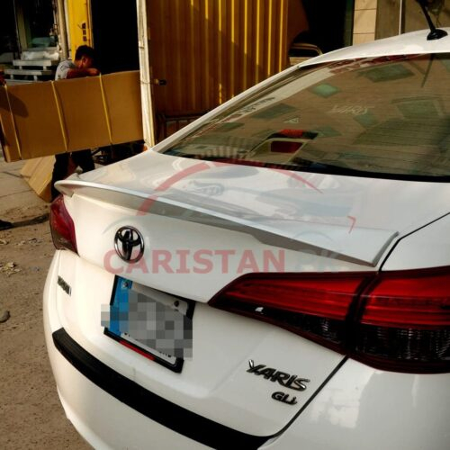 Unpainted Toyota Yaris Trunk Spoiler Design A 3