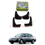 Honda Civic Mud Flaps Splash Guards Black 2001-05