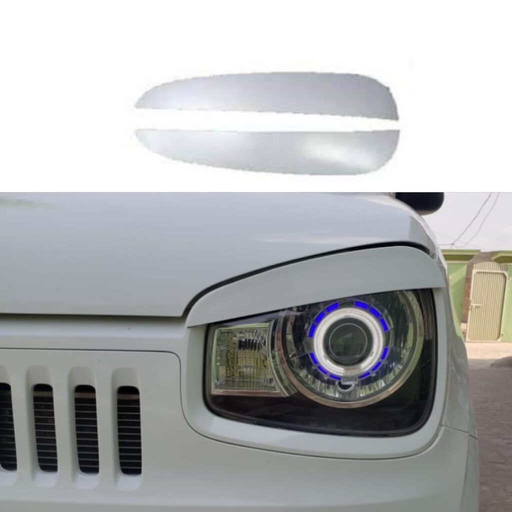 Suzuki Alto Head Light Eyelids Glasses White 2017-24